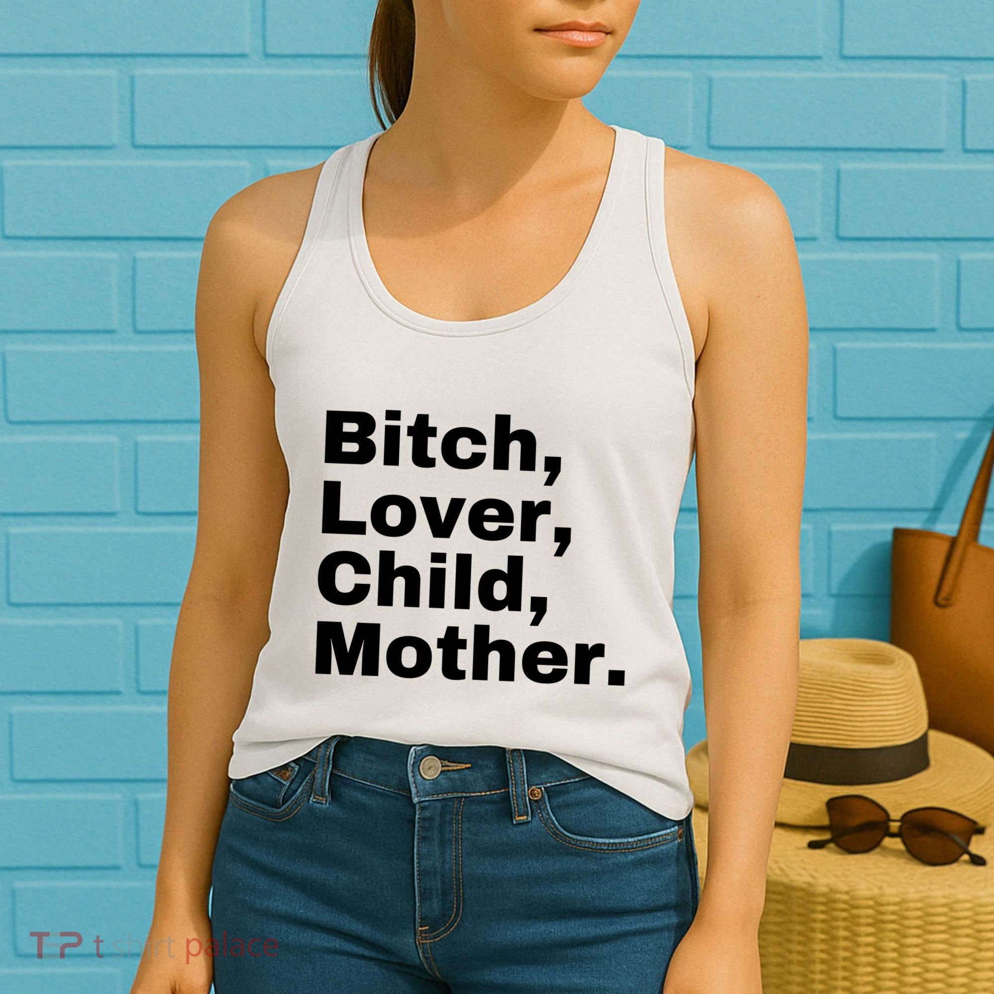 Bitch Lover Child Mother Women's Tank Top