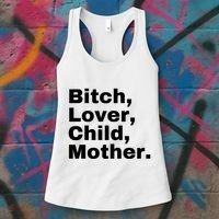 Bitch Lover Child Mother Women's Tank Top thumb 3