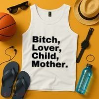 Bitch Lover Child Mother Tank Top thumb 4