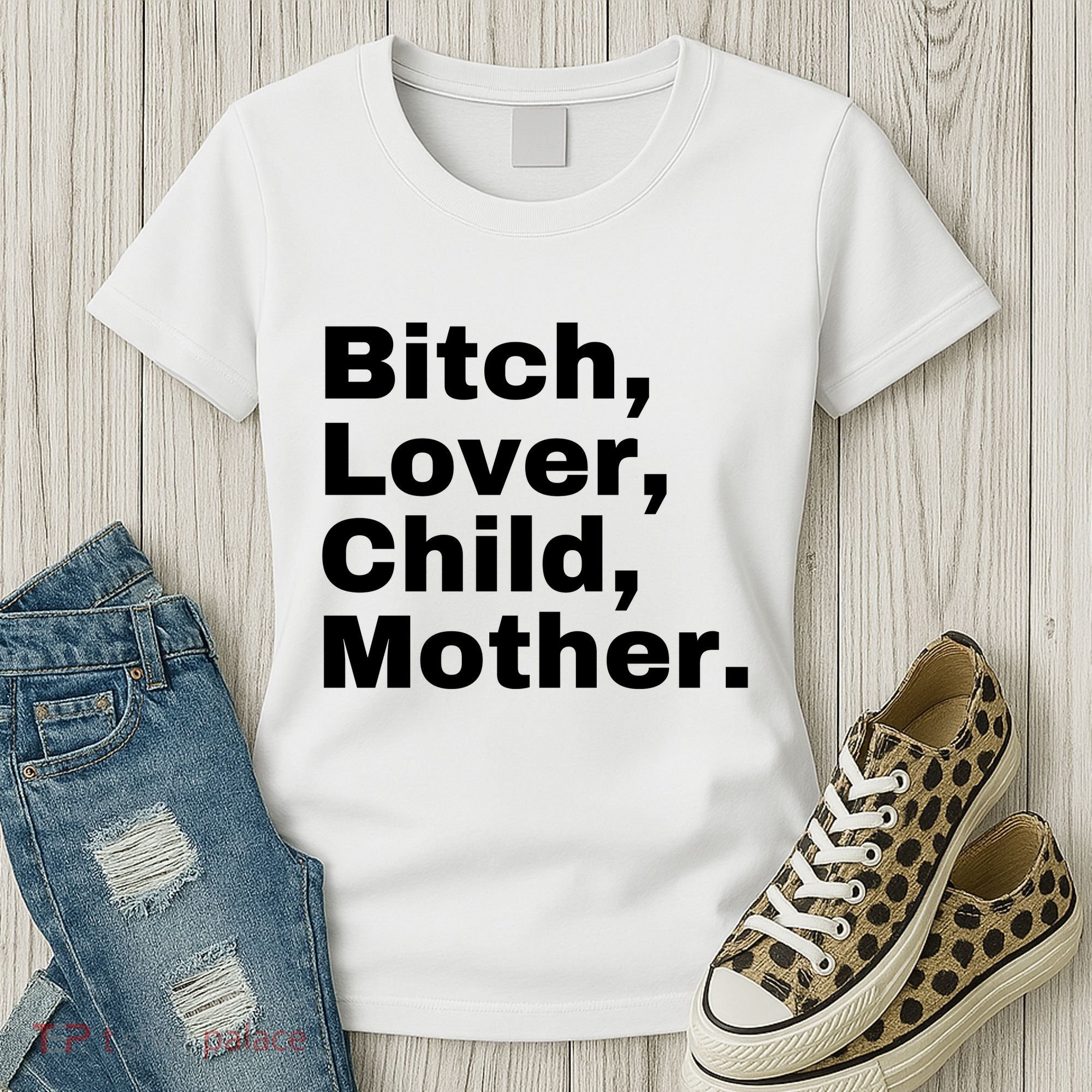 Bitch Lover Child Mother Women's T-Shirt