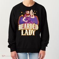 Bearded Lady Costume Circus Staff Carnival Lovers Women's Sweatshirt thumb 0