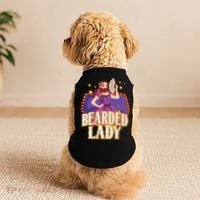 Bearded Lady Costume Circus Staff Carnival Lovers Doggie Tank thumb 2