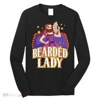 Bearded Lady Costume Circus Staff Carnival Lovers Long Sleeve Shirt thumb 0