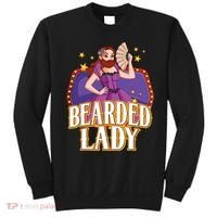 Bearded Lady Costume Circus Staff Carnival Lovers Sweatshirt thumb 0