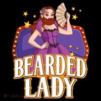 Bearded Lady Costume Circus Staff Carnival Lovers Sweatshirt thumb 3