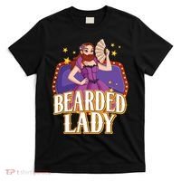 Bearded Lady Costume Circus Staff Carnival Lovers T-Shirt thumb 0