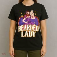 Bearded Lady Costume Circus Staff Carnival Lovers T-Shirt thumb 4