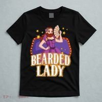 Bearded Lady Costume Circus Staff Carnival Lovers T-Shirt thumb 5