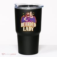 Bearded Lady Costume Circus Staff Carnival Lovers Tumbler thumb 0