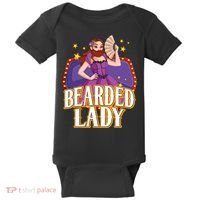 Bearded Lady Costume Circus Staff Carnival Lovers Baby Bodysuit thumb 0
