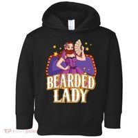 Bearded Lady Costume Circus Staff Carnival Lovers Toddler Hoodie thumb 0