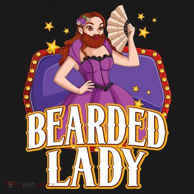 Bearded Lady Costume Circus Staff Carnival Lovers Toddler Hoodie