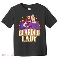 Bearded Lady Costume Circus Staff Carnival Lovers Toddler T-Shirt thumb 0