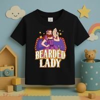 Bearded Lady Costume Circus Staff Carnival Lovers Toddler T-Shirt thumb 3