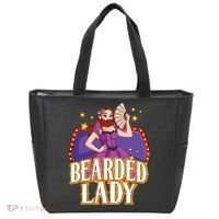 Bearded Lady Costume Circus Staff Carnival Lovers Tote Bag thumb 0
