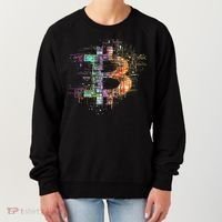 Bitcoin Logo Crypto Trader Investor Cryptocurrency Btc Women's Sweatshirt thumb 0