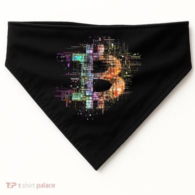 Bitcoin Logo Crypto Trader Investor Cryptocurrency Btc USA-Made Doggie Bandana