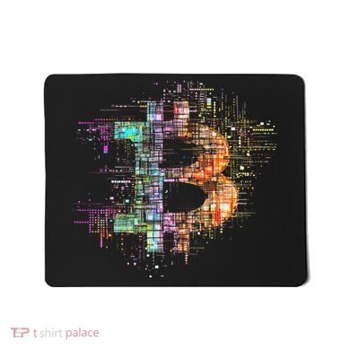 Bitcoin Logo Crypto Trader Investor Cryptocurrency Btc Mousepad