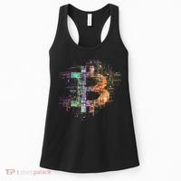 Bitcoin Logo Crypto Trader Investor Cryptocurrency Btc Women's Tank Top thumb 0