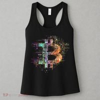 Bitcoin Logo Crypto Trader Investor Cryptocurrency Btc Women's Tank Top thumb 3