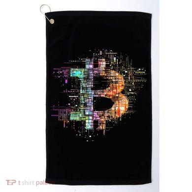 Bitcoin Logo Crypto Trader Investor Cryptocurrency Btc Golf Towel