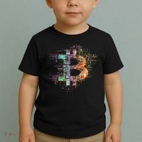 Bitcoin Logo Crypto Trader Investor Cryptocurrency Btc Toddler T-Shirt thumb 2