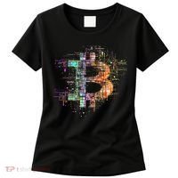 Bitcoin Logo Crypto Trader Investor Cryptocurrency Btc Women's T-Shirt thumb 0