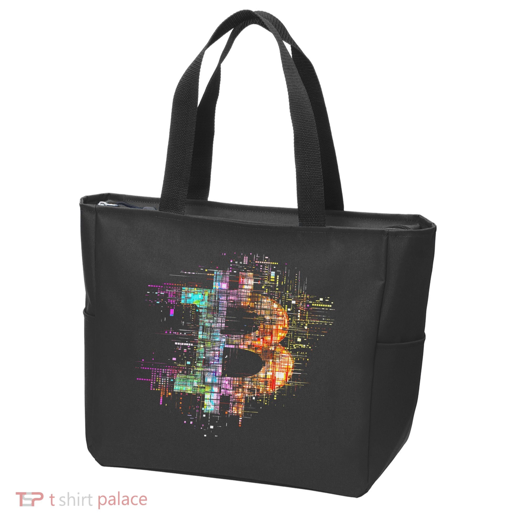 Bitcoin Logo Crypto Trader Investor Cryptocurrency Btc Tote Bag
