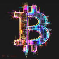 Bitcoin Logo Crypto Trader Investor Cryptocurrency BTC USA-Made Doggie Bandana thumb 2