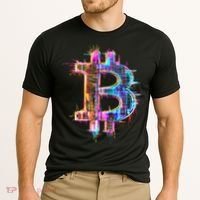 Bitcoin Logo Crypto Trader Investor Cryptocurrency BTC Cooling Performance Crew T-Shirt thumb 2