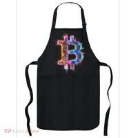 Bitcoin Logo Crypto Trader Investor Cryptocurrency BTC Apron thumb 0