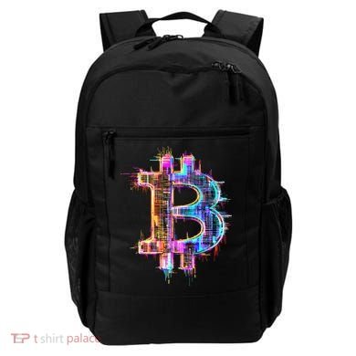 Bitcoin Logo Crypto Trader Investor Cryptocurrency BTC Backpack