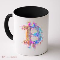 Bitcoin Logo Crypto Trader Investor Cryptocurrency BTC Coffee Mug thumb 0