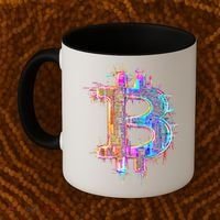 Bitcoin Logo Crypto Trader Investor Cryptocurrency BTC Coffee Mug thumb 2