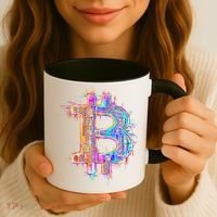 Bitcoin Logo Crypto Trader Investor Cryptocurrency BTC Coffee Mug thumb 3