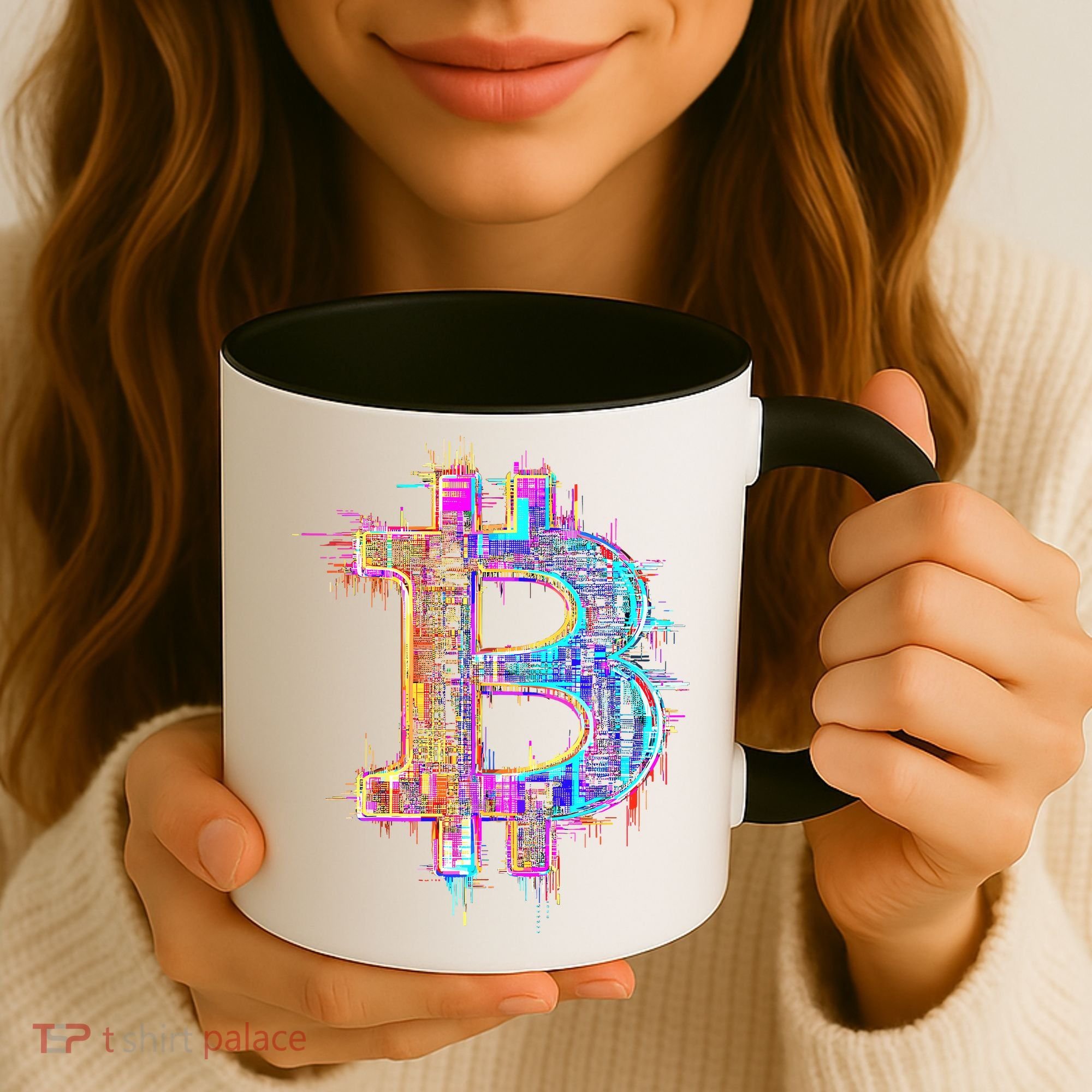 Bitcoin Logo Crypto Trader Investor Cryptocurrency BTC Coffee Mug