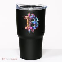 Bitcoin Logo Crypto Trader Investor Cryptocurrency BTC Tumbler thumb 0