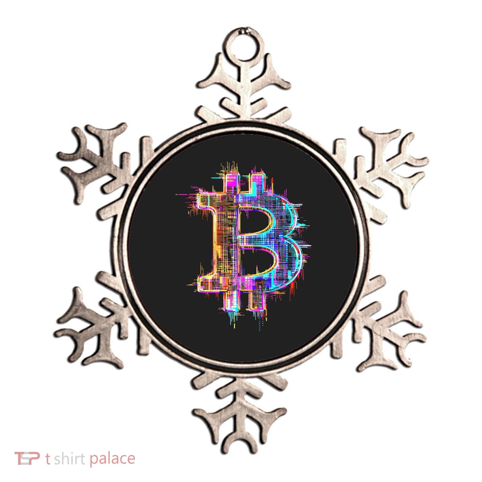 Bitcoin Logo Crypto Trader Investor Cryptocurrency BTC Ornament