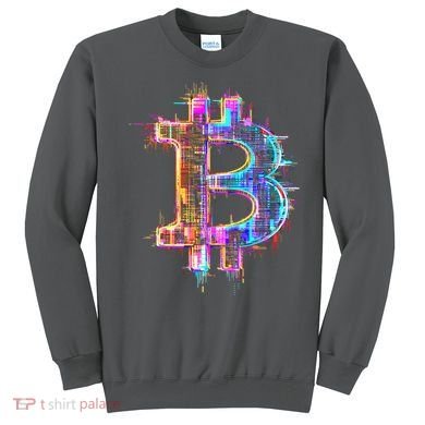 Bitcoin Logo Crypto Trader Investor Cryptocurrency BTC Sweatshirt