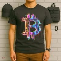 Bitcoin Logo Crypto Trader Investor Cryptocurrency BTC T-Shirt thumb 6
