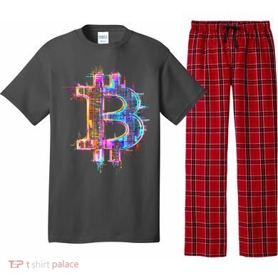 Bitcoin Logo Crypto Trader Investor Cryptocurrency BTC Pajama Set