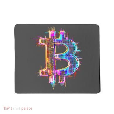 Bitcoin Logo Crypto Trader Investor Cryptocurrency BTC Mousepad