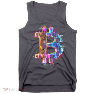 Bitcoin Logo Crypto Trader Investor Cryptocurrency BTC Tank Top