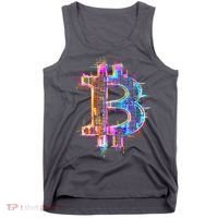 Bitcoin Logo Crypto Trader Investor Cryptocurrency BTC Tank Top thumb 0