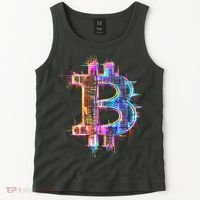 Bitcoin Logo Crypto Trader Investor Cryptocurrency BTC Tank Top thumb 2