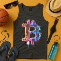 Bitcoin Logo Crypto Trader Investor Cryptocurrency BTC Tank Top thumb 4