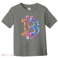 Bitcoin Logo Crypto Trader Investor Cryptocurrency BTC Toddler T-Shirt thumb 0