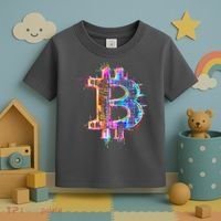 Bitcoin Logo Crypto Trader Investor Cryptocurrency BTC Toddler T-Shirt thumb 3