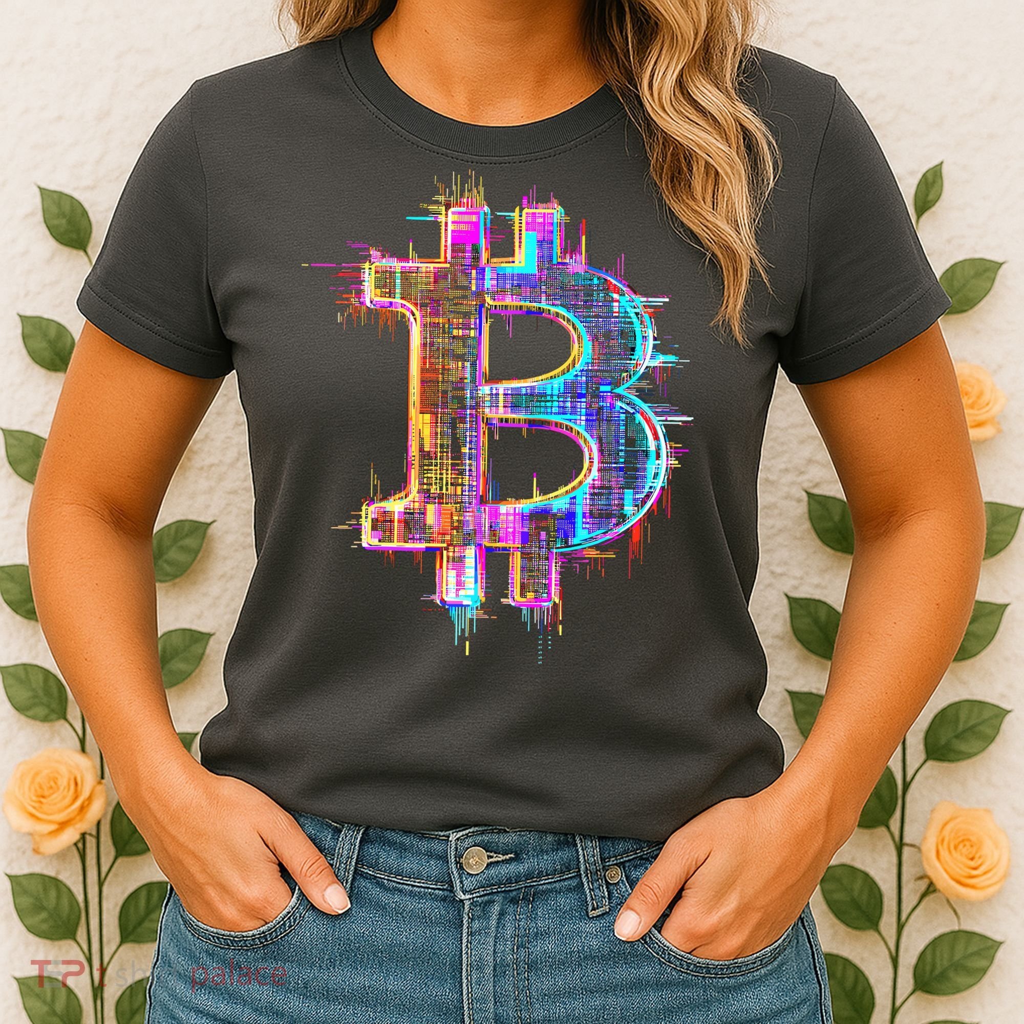 Bitcoin Logo Crypto Trader Investor Cryptocurrency BTC Women's T-Shirt