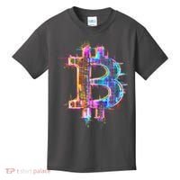 Bitcoin Logo Crypto Trader Investor Cryptocurrency BTC Kids T-Shirt thumb 0